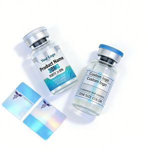 Diseño Gratuito, Frascos <span class=keywords><strong>de</strong></span> Vidrio Personalizados <span class=keywords><strong>de</strong></span> 3 ml y 10 ml <span class=keywords><strong>para</strong></span> Polvo <span class=keywords><strong>de</strong></span> Péptidos Liofilizados, Frasco <span class=keywords><strong>de</strong></span> Almacenamiento <span class=keywords><strong>de</strong></span> Cosméticos Médicos, Etiqueta <span class=keywords><strong>para</strong></span> Botellas - Product Image 5