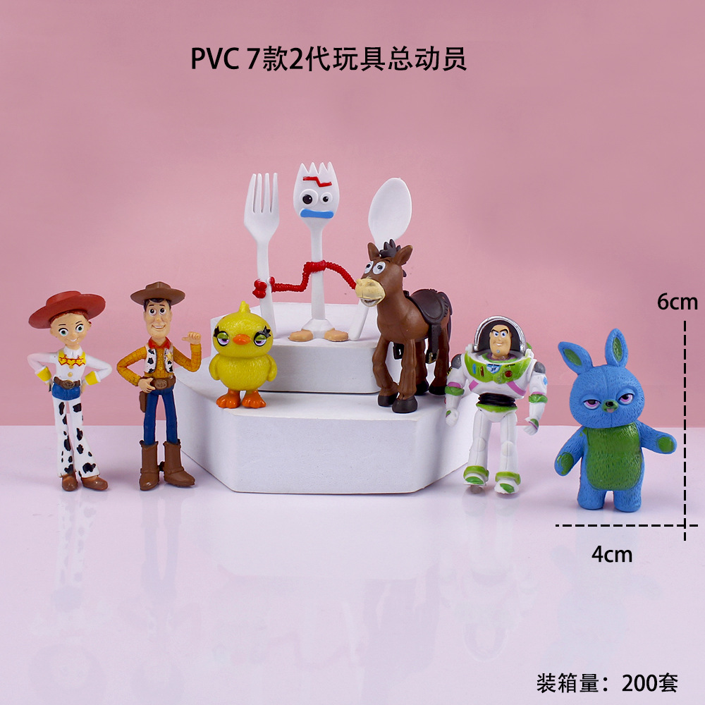 Juego de 7 piezas Toy Story de PVC