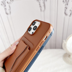 Prodotti di tendenza custodia per cellulare morbida in TPU con supporto in pelle per <span class=keywords><strong>Samsung</strong></span> <span class=keywords><strong>A21</strong></span> A22 A23 A24 A25 A31 A32 A33 A34 A35 5G - Product Image 2