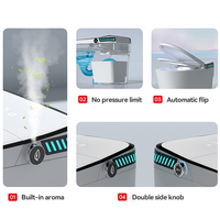 Une pièce sans limite de pression Intelligent Floor Mounted Water Closet Bathroom Ceramic Auto Open Seat Smart Toilet