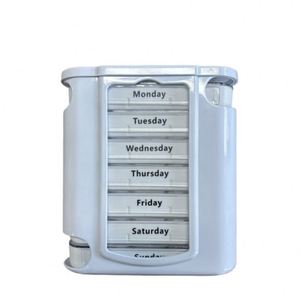 Hot Sale Classic 28-Compartment <b>7</b>-Day Pill Box Drawer Design Travel-Friendly Plastic Case Promotional Gift Custom Logo - Product Image 2