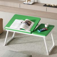 Table d'appoint pliable et réglable en bois pour ordinateur portable, avec plateau relevable, idéale pour le lit, la maison et le bureau portable