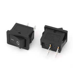 <span class=keywords><strong>2</strong></span> vị trí 2pin 2h pa6 Bạc liên hệ với mini trên Off đen tự khóa kcd1 15x21mm Rocker Thuyền Thiết bị chuyển mạch - Product Image 2