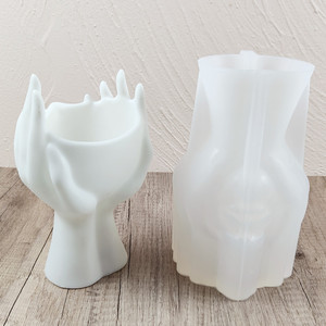 Europese Menselijke Lichaam Vaas Siliconen Mal Diy Cement Gips Gereedschap Hars Bloemstuk Huisdecoratie - Product Image 3