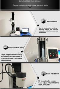 Computergesteuerter Einsäulen-Servozugprüfstand für Maskenband-Statisch-Zugprüfungen und Elektronische Materialtests - Product Image 5