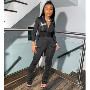 कस्टम लोगो ग्रीष्मकालीन संगठन महिला कपड़े टी-शर्ट मिलान सेट जॉगर्स स्वेट बिकर 2 दो टुकड़े शॉर्ट्स सेट महिलाओं - Product Image 3