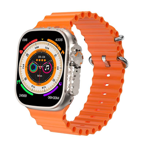 Montre connectée carrée S8ultra/S9 pour hommes et femmes, bracelet en silicone, boîtier en alliage d'aluminium, suivi d'activité, fréquence cardiaque, magnétique - Product Image 2