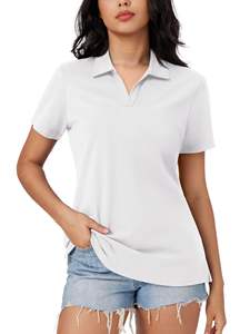 <span class=keywords><strong>Chemise</strong></span> polo pour femmes, respirante, personnalisable avec logo, vente en gros, manches courtes, <span class=keywords><strong>chemise</strong></span> polo de travail avec logo - Product Image 6