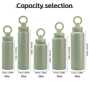 Botella de Agua Deportiva Personalizada, Termo de Viaje de 32oz/1L, Acero Inoxidable, Aislada, Magnética, con Soporte para Teléfono - Product Image 3