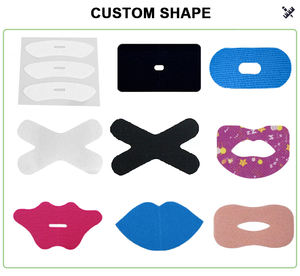 Tapón para ronquidos, mejor respiración, cinta de sellado bucal, pegatinas nasales antironquidos, parche cerrado para labios de colágeno, tiras correctoras transpirables - Product Image 4