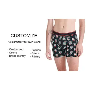 Customizable Male Panties 3d Pouch Shorts Under Wear Pants Short Gym Cotton Micro Fibra 3d Pouch Seamless Boxer Adult