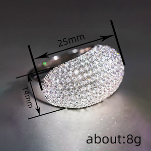 Anello Principessa Scintillante per Donne, Gioiello Elegante e di Lusso per le Dita - Product Image 4