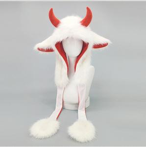 H0006 độc đáo Halloween yak sừng Shape mũ nón Đảng trang trí thiết lập cho influencers và live streaming - Product Image 3