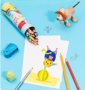 Lápices de <span class=keywords><strong>Colores</strong></span> al Óleo para Niños <span class=keywords><strong>Faber</strong></span>-<span class=keywords><strong>Castell</strong></span>, 24 <span class=keywords><strong>Colores</strong></span>, Juego de Cartuchos de 12 ml, Embalaje Suelto - Product Image 3
