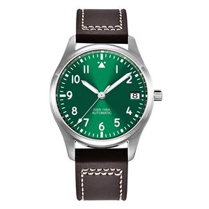 Reloj de Pulsera Automático de 36 mm y 39 mm para Hombre, Mecánico con Movimiento Seiko NH35, Cristal de Zafiro, Sin Logo o con Logo Personalizado, Estilo Piloto - Product Image 2