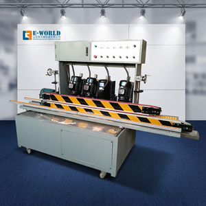 Máquina Pulidora de Bordes de Vidrio Horizontal de 4 Cabezas Eworld, Grosor de 3-18 mm, Alta Precisión, Construcción de Acero, Multifuncional, 380V - Product Image 1