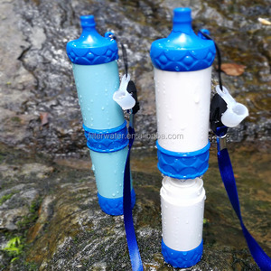 Système de purification d'eau Survivor Filter Pro pour la survie - Filtre à eau portable léger à pompe manuelle pour la randonnée et <span class=keywords><strong>le</strong></span> trekking - Product Image 2