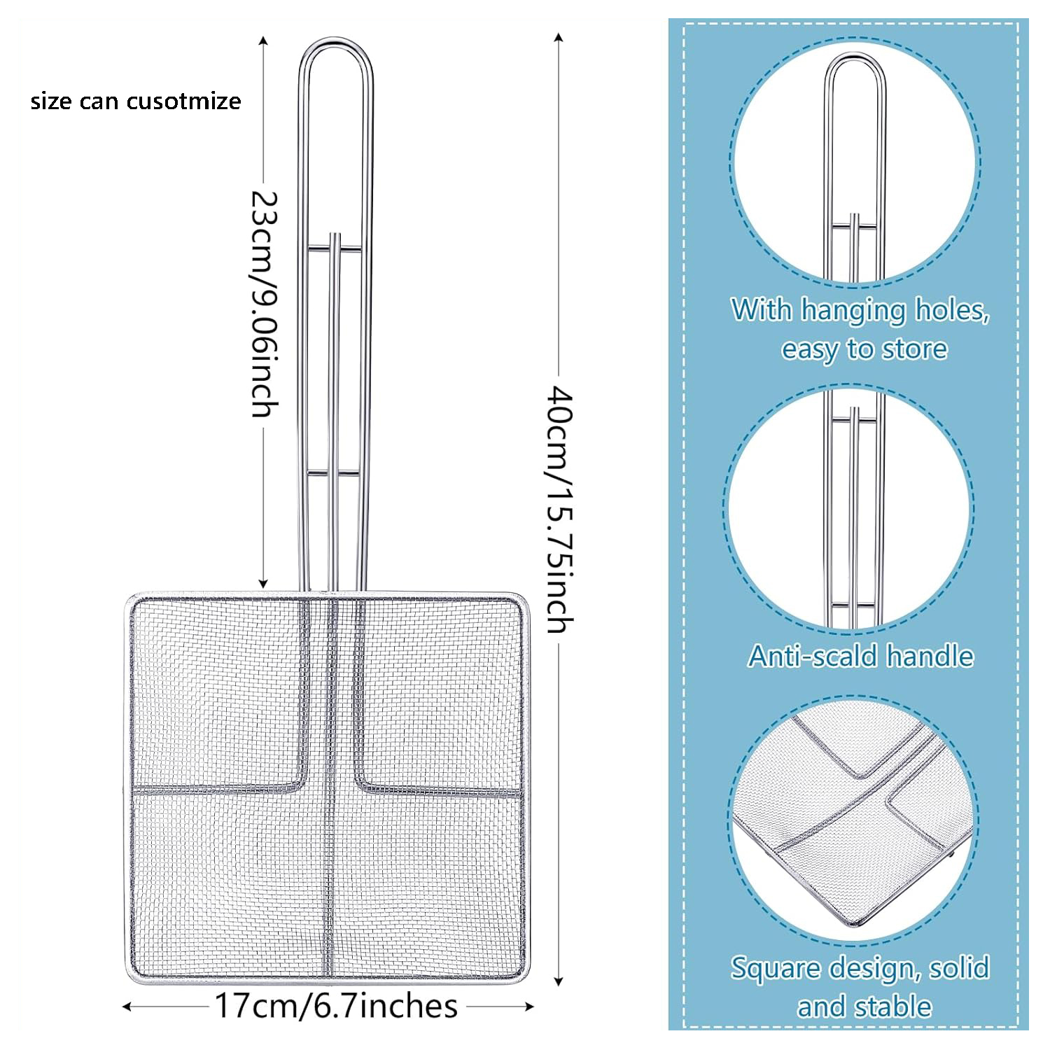 Silver- 304 Stainless Steel