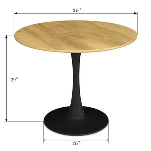 Juego de muebles de comedor al por mayor a bajo <span class=keywords><strong>precio</strong></span>, mesas redondas pequeñas, <span class=keywords><strong>4</strong></span> <span class=keywords><strong>sillas</strong></span> para Cocina - Product Image 5