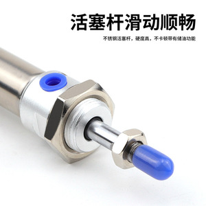 กระบอกลมสแตนเลสขนาดเล็กแบบสองช่องลมสำหรับงานก่อสร้างในฟาร์ม พร้อมลูกสูบที่จำเป็น - Product Image 4