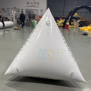 Boe Gonfiabili Galleggianti per Nuoto, Boe da Mercato, Boe Galleggianti Estive in PVC Bianco - Product Image 3