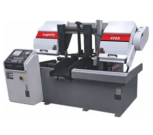 automatic cutting speed and running speed adjustment High speed CNC metal cutting band saw machine