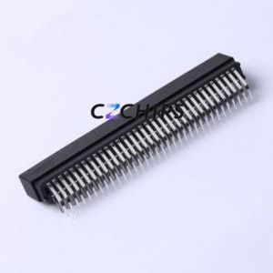 ER68BGFBK Gold Finger Connector Bent Lead Through Hole,P=2.54mm Connector EDGE SLOT 2.54mm 68P Right Angle Insert - Product Image 2