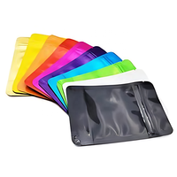 Sachets Mylar personnalisés avec logo imprimé en gravure pour épices alimentaires, emballage refermable en PP, 3,5g, 1 livre, avec fermeture éclair et sécurité enfant