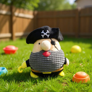 Peluche Yommy Pirate Captain 18cm Jouet interactif pour animaux de compagnie - Product Image 3