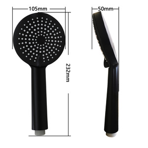 Cabezal de Ducha Ovalado Ajustable con Función de Lluvia SS5361, Cromado, Juego de Ducha Portátil para Baño - Product Image 5