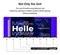 Totem LED da Pavimento Pieghevole Gob P1.2 P1.5 P1.8 P2.5 per Interni 640x1920mm Display a Poster LED