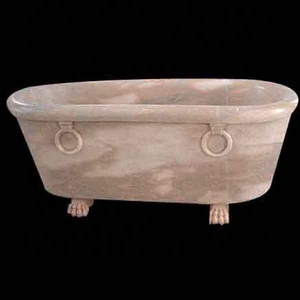 <span class=keywords><strong>Baignoire</strong></span> en marbre autoportante de qualité hôtelière Carrara en Italie Meilleure conception traditionnelle pour tremper la <span class=keywords><strong>baignoire</strong></span> en marbre de culture - Product Image 6