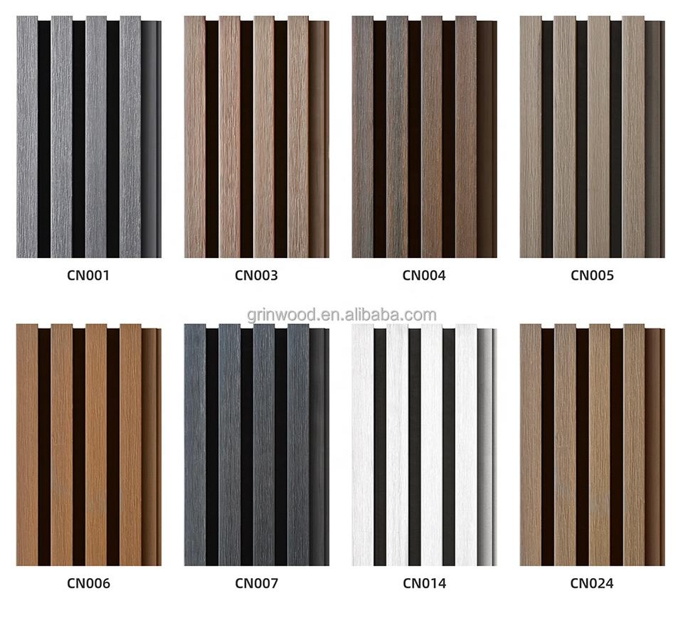Outdoor Partition Wpc Fluted Wall Panel Brick Cladding Fluted ...