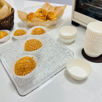 Papier sulfurisé alimentaire jetable double face, imperméable, résistant à la graisse, résistant à la chaleur, antiadhésif et recyclable pour la cuisson des biscuits