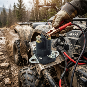 Relais de démarreur universel <span class=keywords><strong>12</strong></span> volts haute performance pour <span class=keywords><strong>quad</strong></span>, kart, moto tout-terrain, pièces électriques de moto - Product Image 2