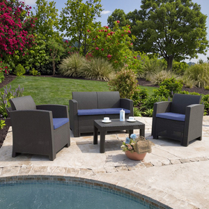 <span class=keywords><strong>Muebles</strong></span> de ratán <span class=keywords><strong>sintético</strong></span> para exteriores, juego de sofás de 4 plazas, <span class=keywords><strong>muebles</strong></span> de jardín de Patio <span class=keywords><strong>baratos</strong></span> para sala de estar, comedor, jardín de 4 piezas - Product Image 5