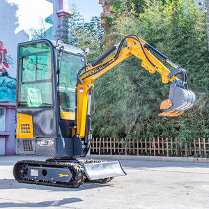 Livraison gratuite 0.8 tonnes 1.5 tonnes pelleteuse engins de terrassement mini excavateur chenilles en caoutchouc micro excavateur avec pouce - Product Image 3