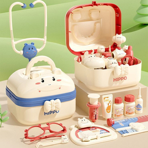SeaMindかわいいドクタープレイセット子供のための子供の女の子と子供のための遊びおもちゃ木で作られた - Product Image 3
