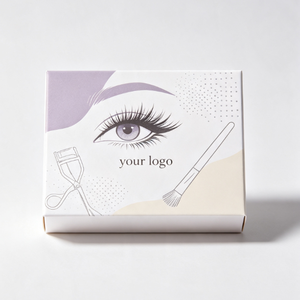 FX Brand Eco-Friendly Custom Paper Box Magnetic Closure for Eyelash Serum Cosmetic Accessories Embossed Logo Hot Stamping Retail - Product Image 4