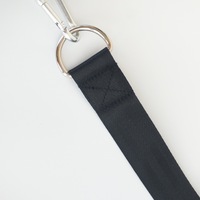 Barres d'entraînement de rouleau de force de triceps de bande noire de poignet d'avant-bras de gymnastique à la maison avec la poignée en mousse molle