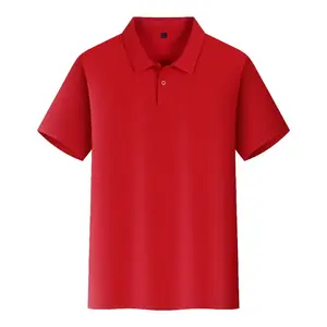 Groothandel Custom Sneldrogende Topkwaliteit Poloshirts Heren Korte Mouwen Sport Heren Polo T-Shirt