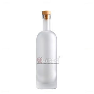 Toutes sortes <span class=keywords><strong>de</strong></span> 50cl 500ml Super Flint Glass Bouteille à boire avec bouchon en liège Pour vin Liqueur Tequila Vodka whisky Spiritueux - Product Image 2