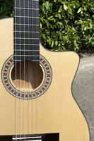 Guitare flamenco Aiersi artisanale entièrement en bois massif à 6 cordes, design traditionnel espagnol pour les guitaristes professionnels