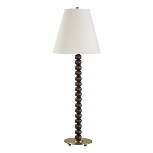 Lampe de buffet moderne avec base en marbre brun et laiton en forme d'étoile |   Éclairage élégant et distinctif pour les halls d'hôtel et les espaces de vie haut de gamme - Product Image 5