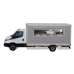 Camión de Comida Móvil Multiusos de Venta Caliente Directo de Fábrica, Resistente a la Corrosión, con Compartimentos Aislados de Fibra de Vidrio y Aluminio para Helados y Dulces - Product Image 1