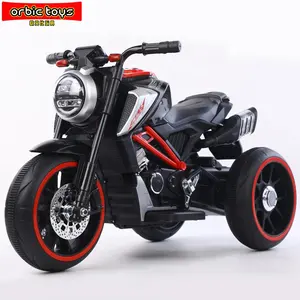 Wholesale Baby Motorcycle Kids Electric Rechargeable Battery Bikes Ride On Toy Three-wheel Motor Bile Kis Motorcycle