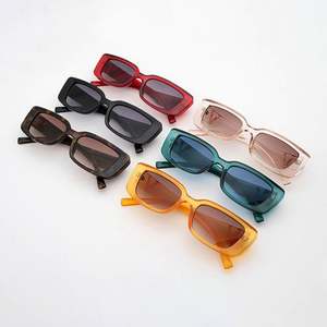 Gafas de Sol Rectangulares con Marco Pequeño, Colores Dulces Vintage de Lujo, Protección UV400, con Logotipo Personalizado, Nuevas Llegadas, para Mujer - Product Image 5