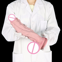 Nouveau Dildo de Simulation Double Plaisir pour Femmes, Faux Vagin, Jouet Sexuel Adulte, Design Ergonomique, Dildo Confortable pour Poupée Sexuelle