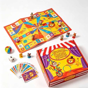 Jeu de société carré personnalisé de haute qualité, imprimé sur mesure pour adultes - Product Image 4