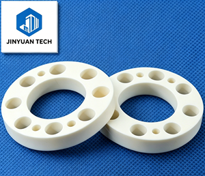 <b>Ceramic</b> Insulator <b>Ring</b>, 99% Alumina <b>Ceramic</b> Part - High Insulation and Wear Resistance, for Electronic and Industrial Equipment - Product Image 1